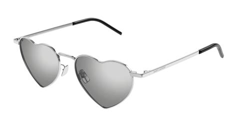 Saint Laurent SL 301 LOULOU 014 Sunglasses in Silver